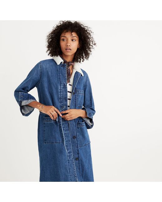 Madewell Pre-order Denim Duster Coat 