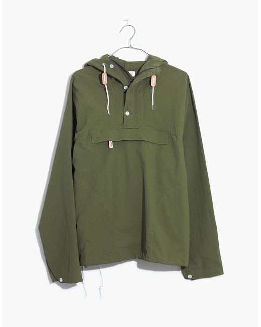 MW Green Battenwear® Packable Anorak Pullover Jacket for men