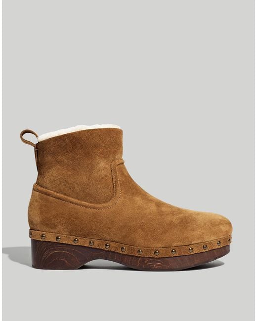 MW The Marceline Clog Boot In Shearling | Lyst Canada