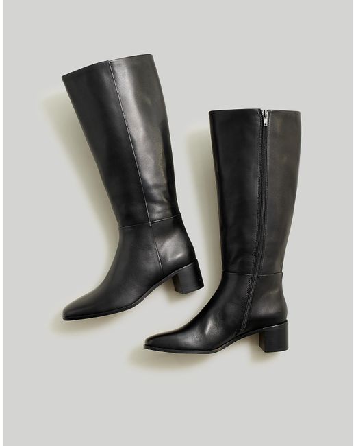 MW Black The Monterey Tall Boot In Extended Calf