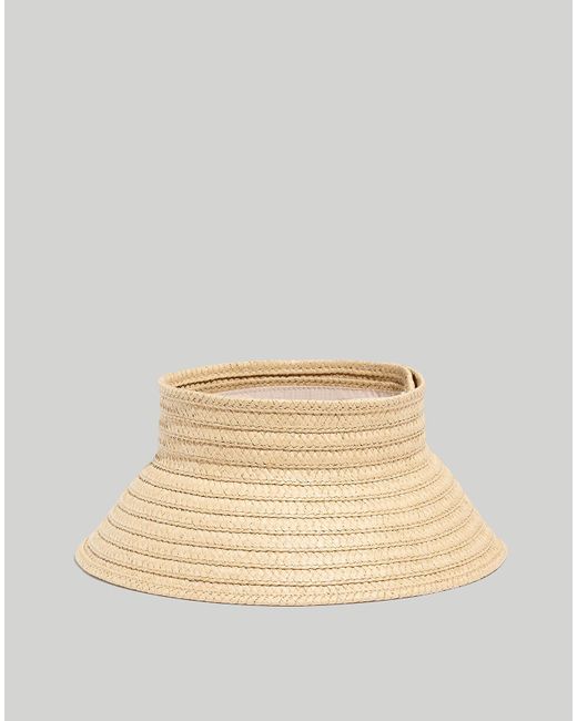 MW Multicolor Packable Straw Visor Hat