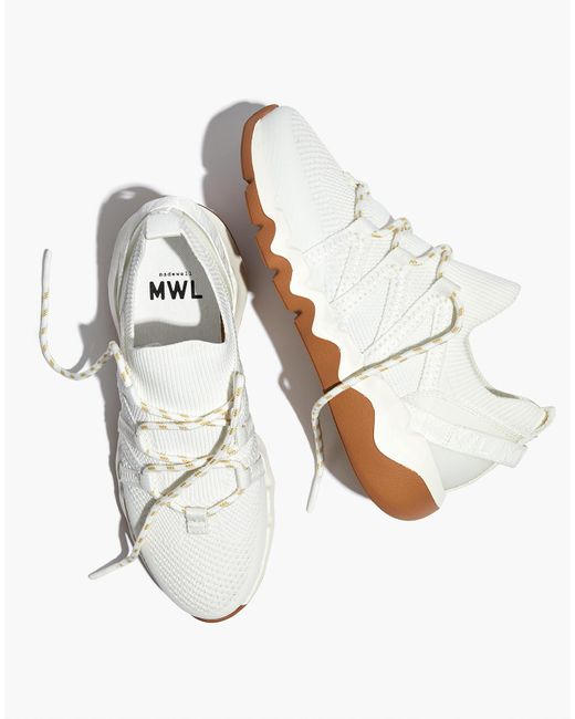 MW Synthetic Field Knit Sneakers in White Lyst Canada