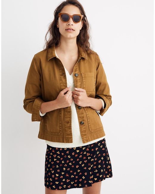 Madewell Cotton Garment-dyed Ashwood 