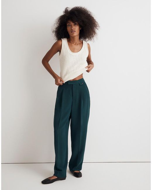 MW Multicolor The Rosedale High-rise Straight Pant In Crepe