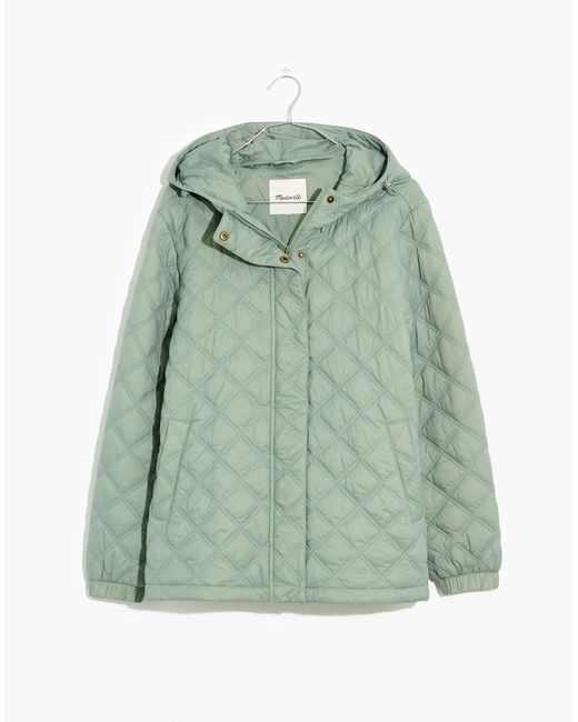 MW Green Airpuff Quilted Packable Puffer Jacket