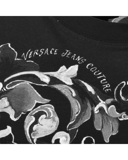 Versace Jeans Black Couture Slim Fit T Shirt for men