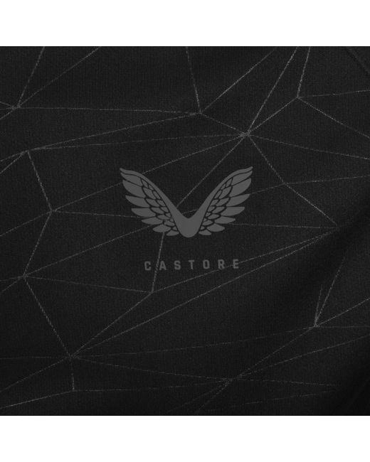 Castore Black Lightweight Quarter Zip T Shirt for men