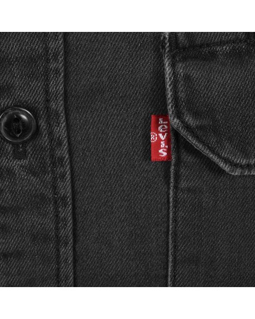 Levi's Black Jackson Worker Long Sleeve Shirt for men