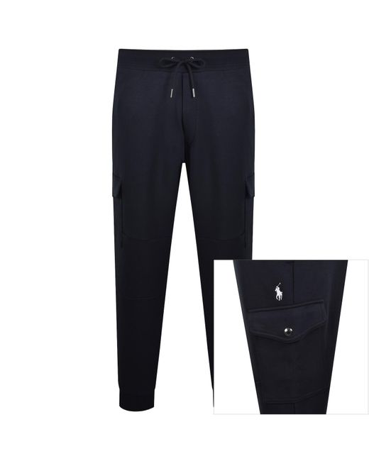 Ralph Lauren Blue Cargo Joggers for men
