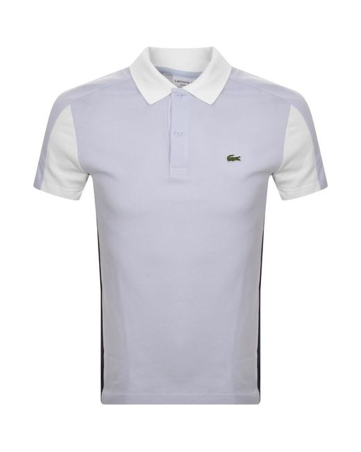 Lacoste Blue Logo Polo T Shirt for men