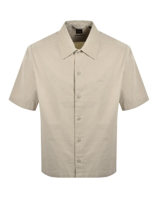 Boss Natural Boss Lakith Relaxed Fit Shirt for men