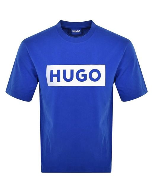 HUGO Blue Hugo Nico Crew Neck T Shirt for men