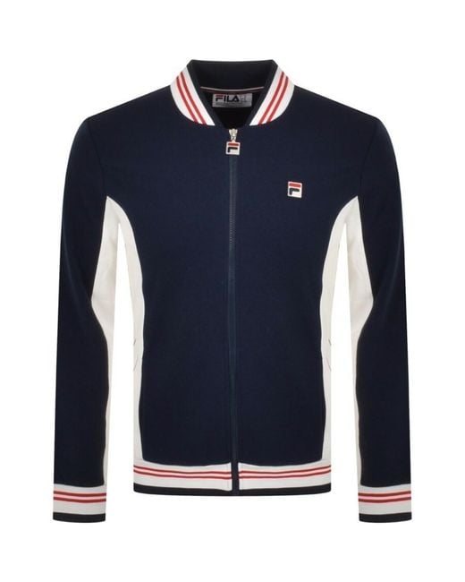 Fila Blue Fila Settanta Zip Track Top for men