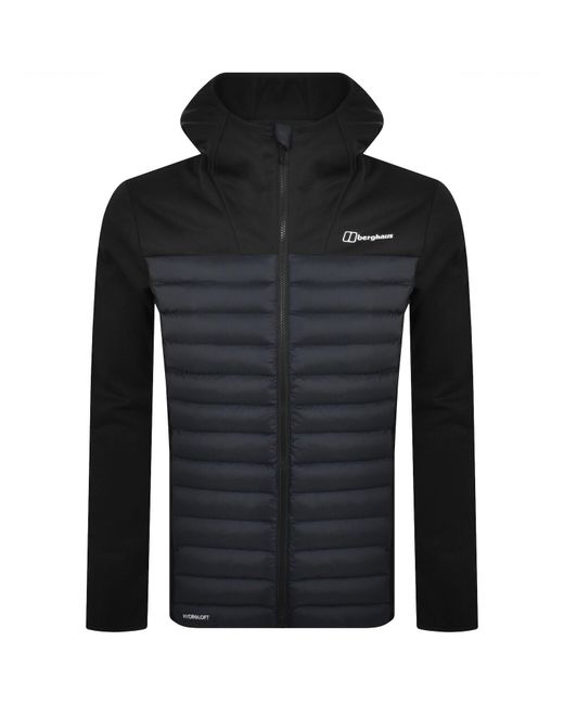 Berghaus Black Vaskye Hooded Hybrid Jacket for men