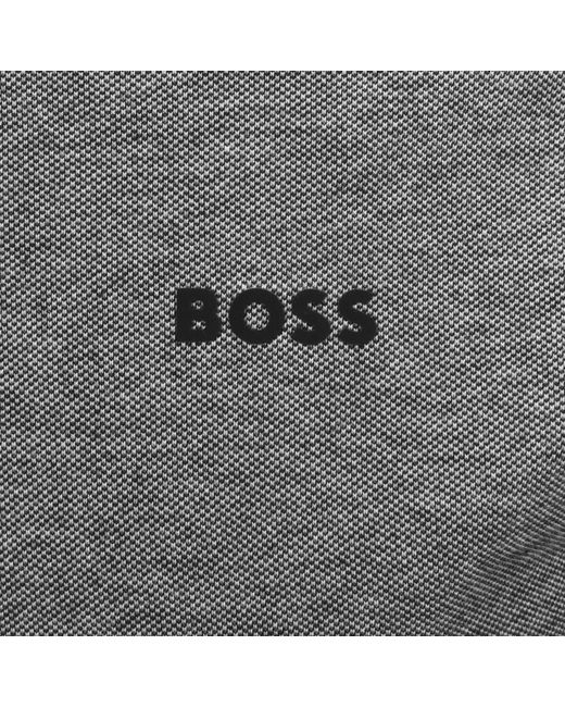 Boss Gray Boss Oxford New Polo for men