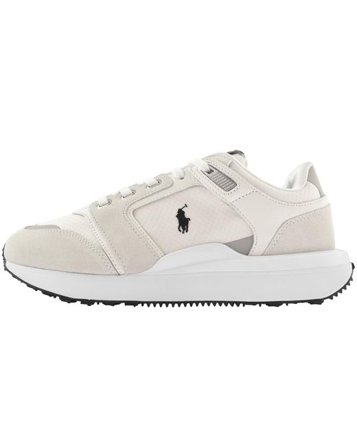 Ralph Lauren White Train 89 Trainers Off for men