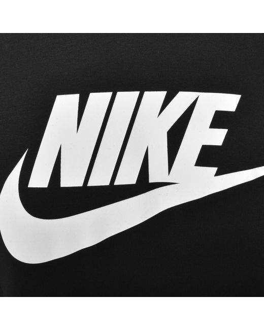Nike Black Swoosh Logo Hoodie for men