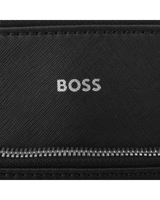 BOSS BUSINESS Black Boss Zair Envelope Bag for men