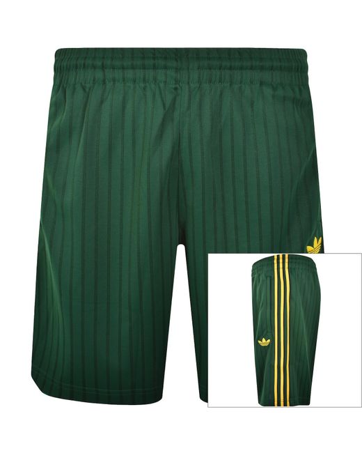 Adidas Originals Green Firebird Shorts for men