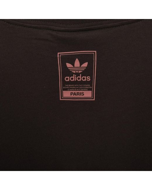 Adidas Originals Black Paris Kc T Shirt for men