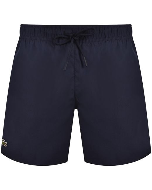 Lacoste Blue Core Essentials Swim Shorts for men
