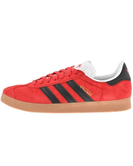 Adidas Originals Red Gazelle Trainers for men
