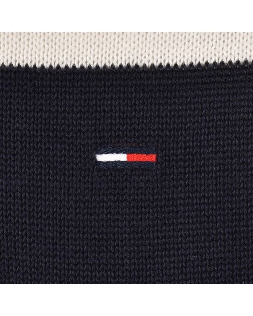 Tommy Hilfiger Blue Slim Fit Polo Jumper for men
