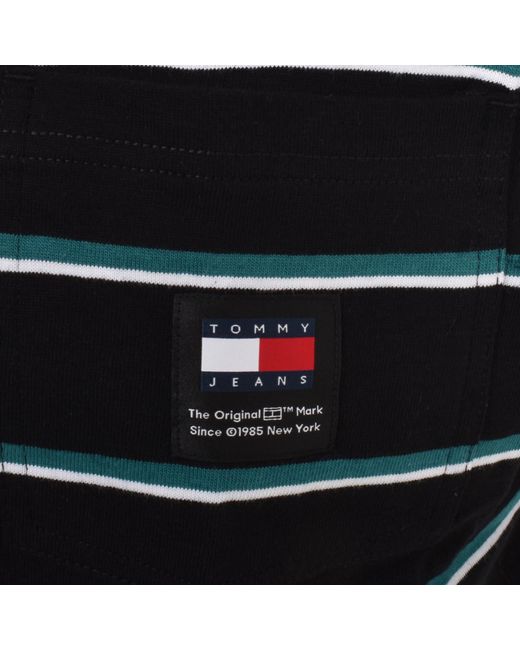 Tommy Hilfiger Black Easy Stripe T Shirt for men