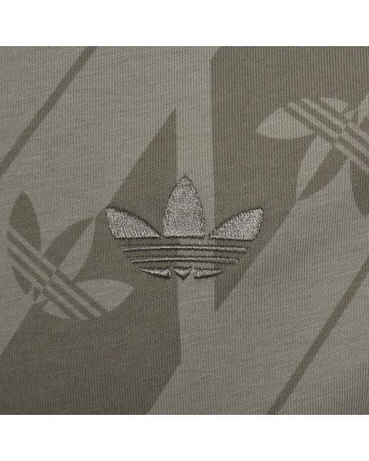 Adidas Originals Gray Monogram T Shirt for men