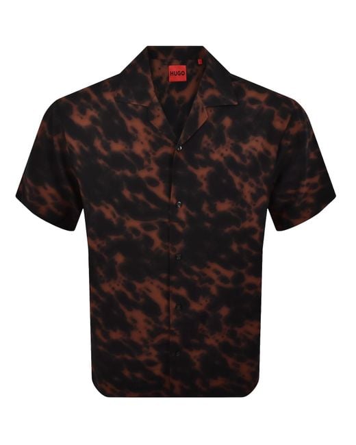 HUGO Black Espino Shirt for men