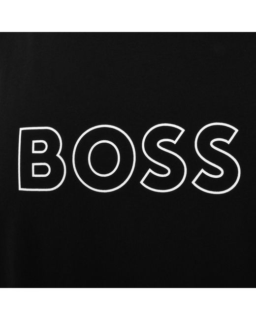 BOSS BUSINESS Black Boss Beach Vest for men