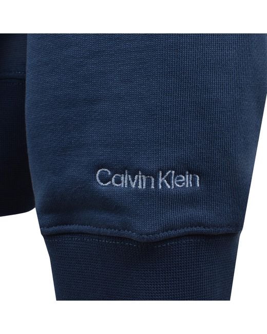 Calvin Klein Blue Jeans Collegiate Zip Hoodie for men