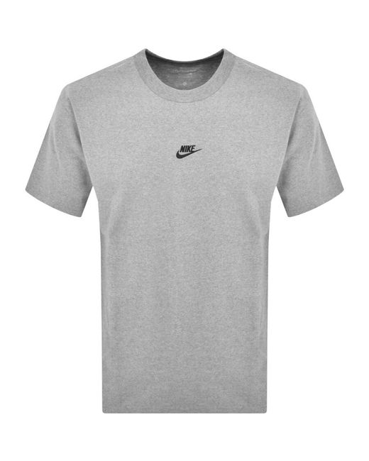 Nike Gray Crew Neck Essential T Shirt for men