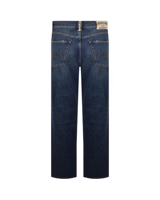 Replay Blue M9Z1 Straight Jeans Medium Wash for men