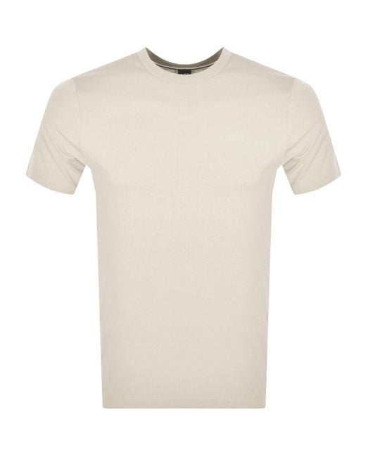 BOSS BUSINESS White Boss Thompson 01 Logo T Shirt for men