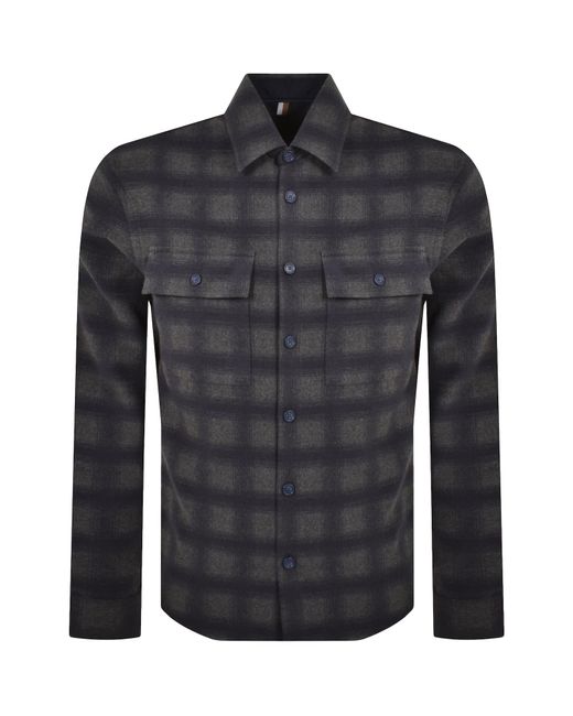 BOSS BUSINESS Gray Boss C Owen Overshirt for men