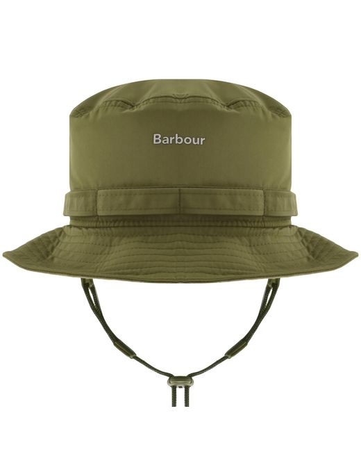 Barbour Green Teesdale Bucket Hat for men