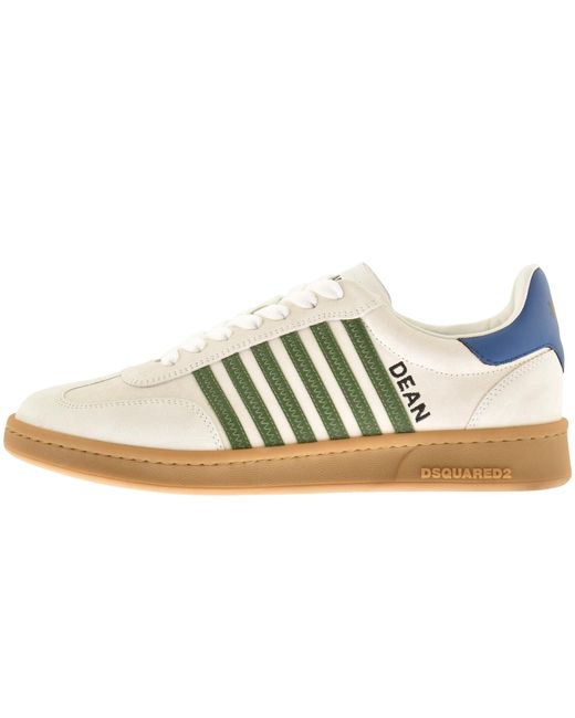 DSquared² White Boxer Trainers for men