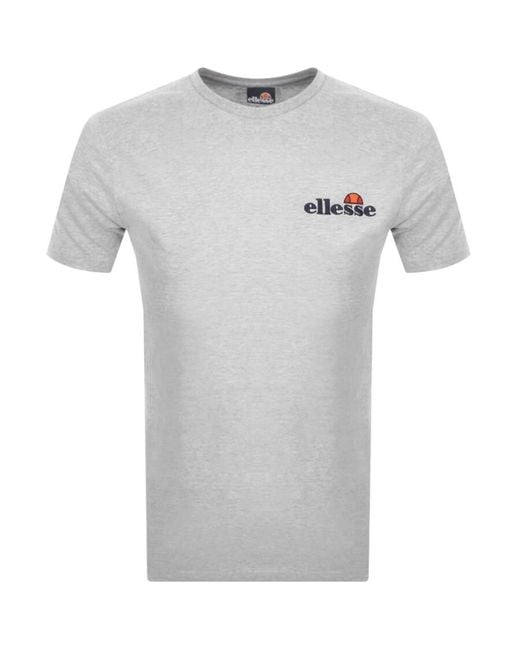 Ellesse Voodoo Logo T Shirt in Gray for Men | Lyst
