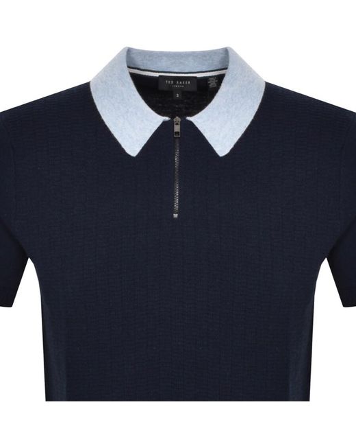 Ted Baker Blue Arwick Polo T Shirt for men