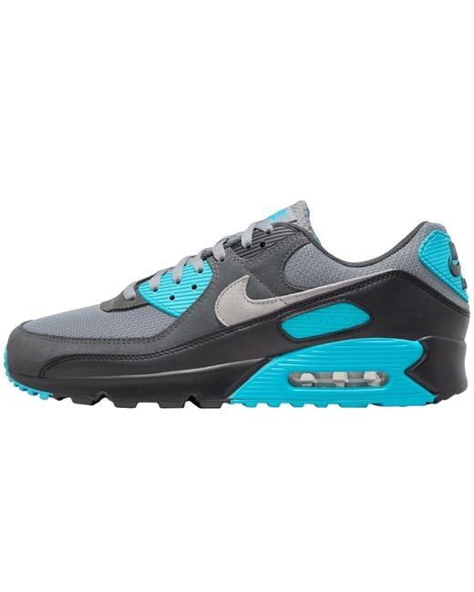 Nike Blue Air Max 90 Trainers for men