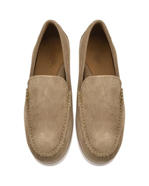 Ralph Lauren Natural Merton Loafer Shoes Dark for men