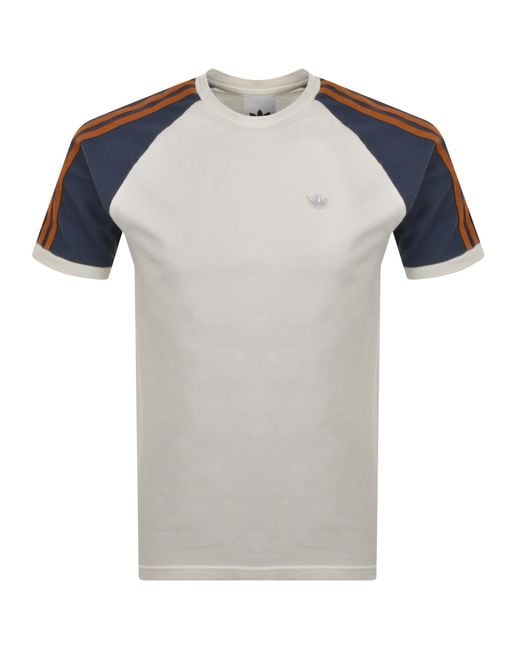 Adidas Originals Gray Cali T Shirt Off for men
