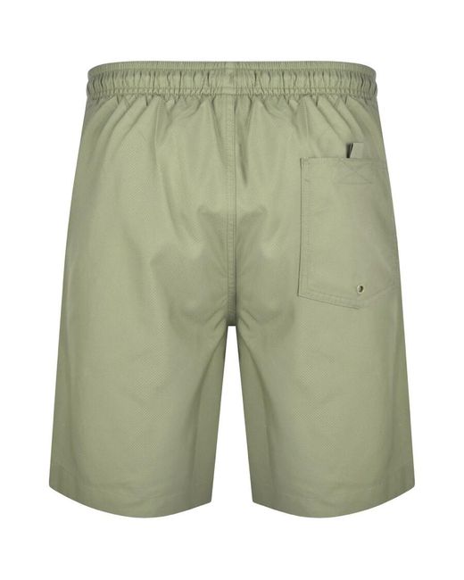 Fred Perry Green Classic Swim Shorts for men