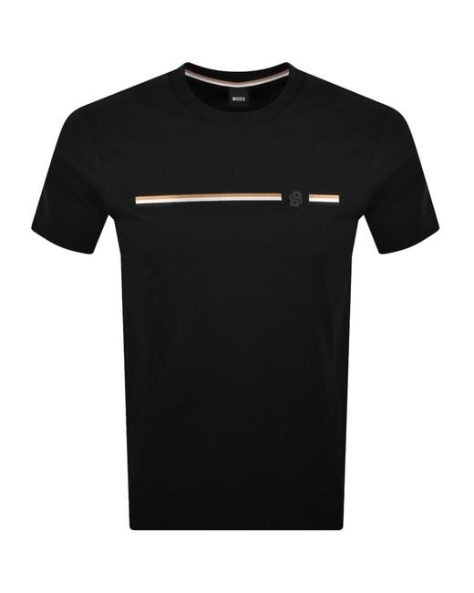 BOSS BUSINESS Black Boss C Taut 41 T Shirt for men