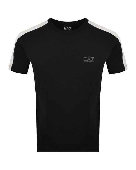 EA7 Black Emporio Armani Dynamic Ventus7 T Shirt for men