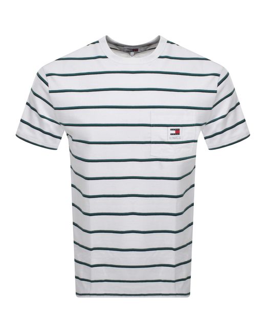 Tommy Hilfiger Blue Easy Stripe T Shirt for men