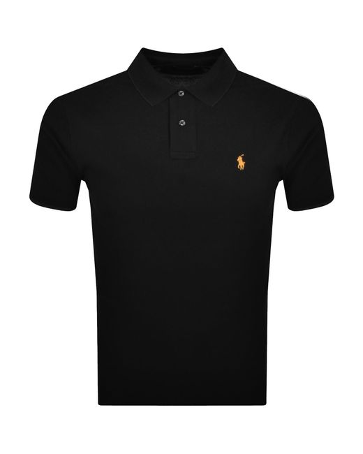 Ralph Lauren Black Logo Polo T Shirt for men