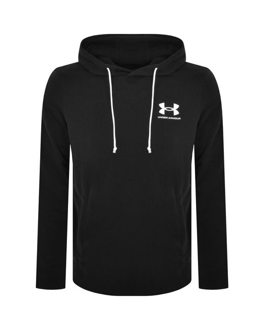Under Armour Black Rival Terry Hoodie for men
