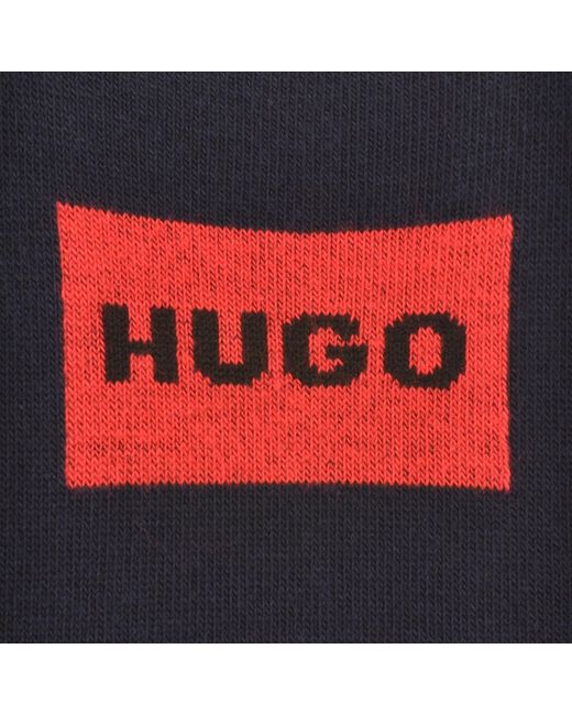 HUGO Blue 3 Pack Low Cut Socks for men